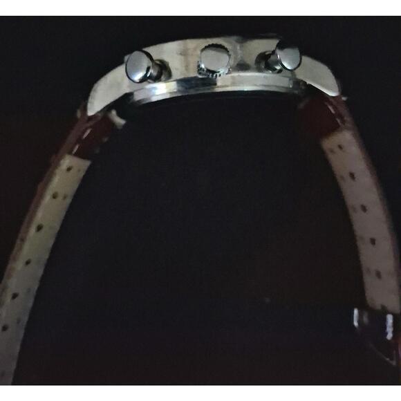 Gentlemens Citizen Chronograph Leather Date Wrist Watch - Picture 4 of 4